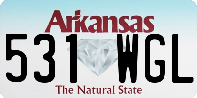 AR license plate 531WGL