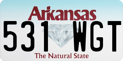 AR license plate 531WGT