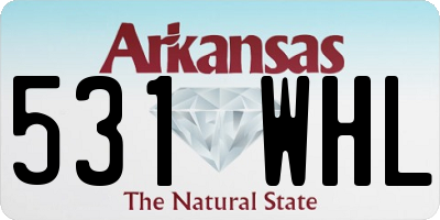 AR license plate 531WHL