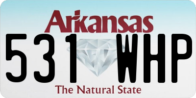 AR license plate 531WHP