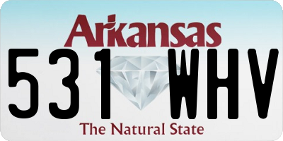 AR license plate 531WHV