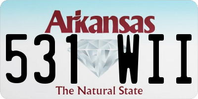 AR license plate 531WII