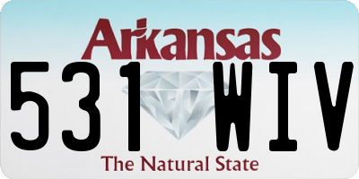 AR license plate 531WIV