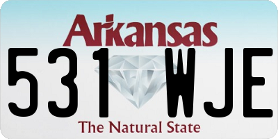 AR license plate 531WJE