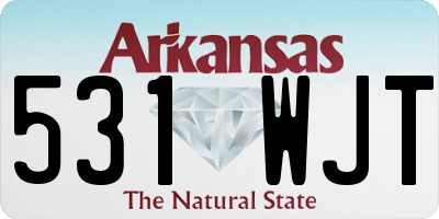 AR license plate 531WJT