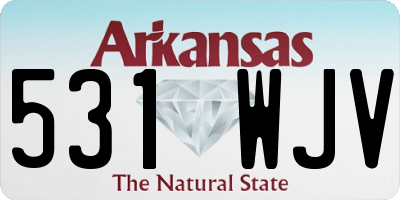 AR license plate 531WJV