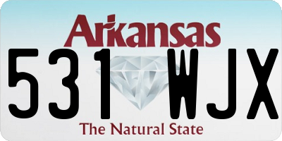 AR license plate 531WJX