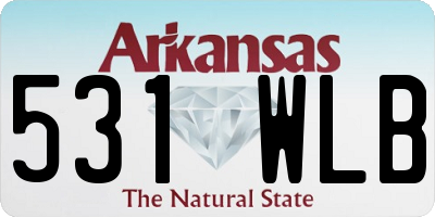 AR license plate 531WLB