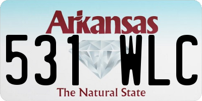 AR license plate 531WLC