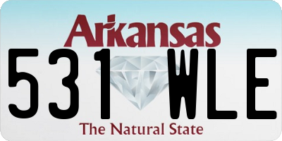 AR license plate 531WLE