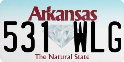 AR license plate 531WLG