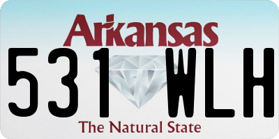 AR license plate 531WLH