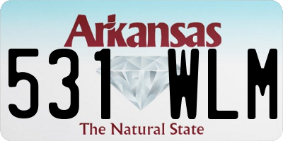 AR license plate 531WLM