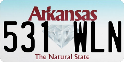 AR license plate 531WLN