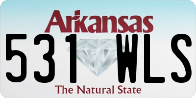 AR license plate 531WLS