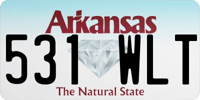 AR license plate 531WLT