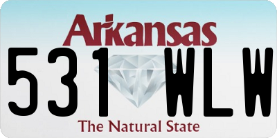 AR license plate 531WLW