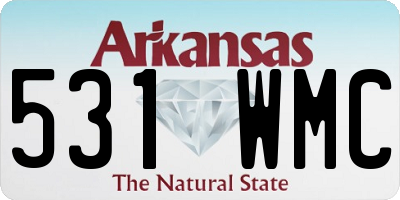 AR license plate 531WMC