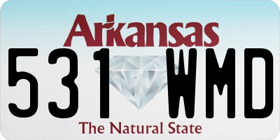 AR license plate 531WMD