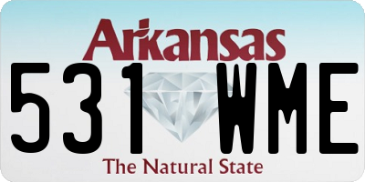 AR license plate 531WME
