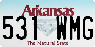 AR license plate 531WMG