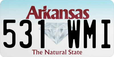 AR license plate 531WMI