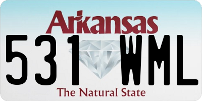 AR license plate 531WML