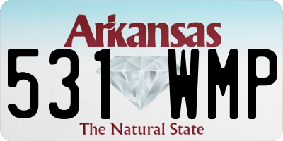 AR license plate 531WMP