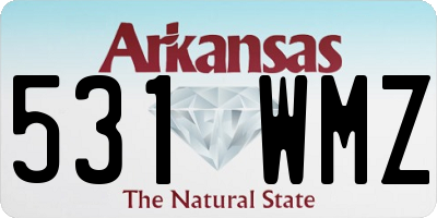 AR license plate 531WMZ