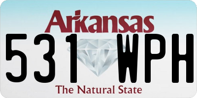 AR license plate 531WPH