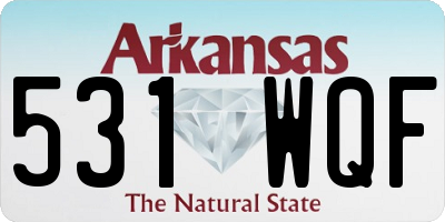 AR license plate 531WQF