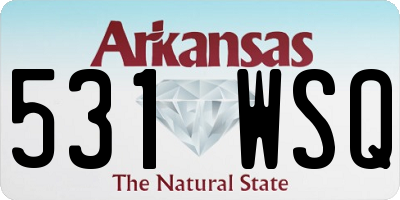 AR license plate 531WSQ