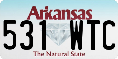 AR license plate 531WTC