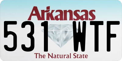 AR license plate 531WTF