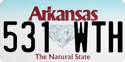 AR license plate 531WTH