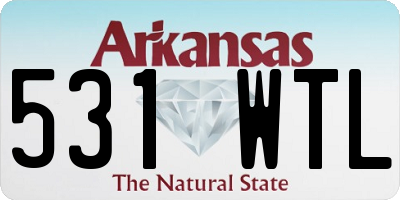 AR license plate 531WTL