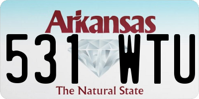 AR license plate 531WTU