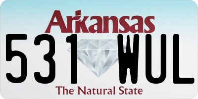 AR license plate 531WUL