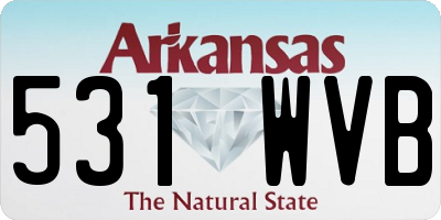 AR license plate 531WVB