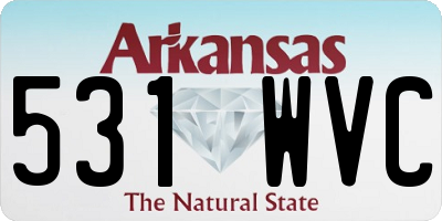 AR license plate 531WVC