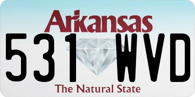 AR license plate 531WVD