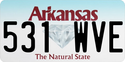 AR license plate 531WVE