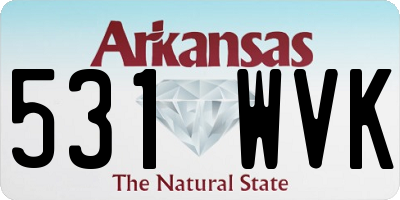 AR license plate 531WVK