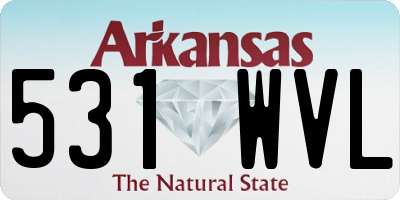 AR license plate 531WVL