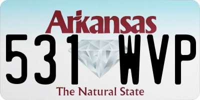 AR license plate 531WVP