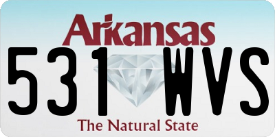 AR license plate 531WVS