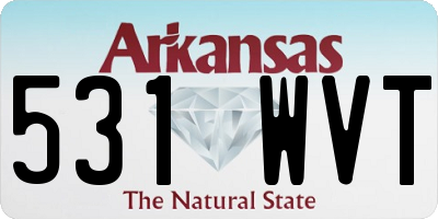 AR license plate 531WVT