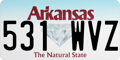 AR license plate 531WVZ