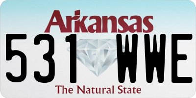 AR license plate 531WWE