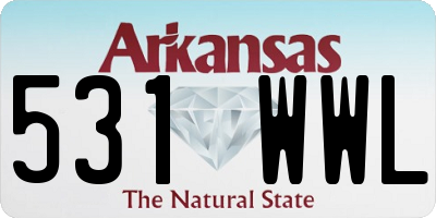 AR license plate 531WWL